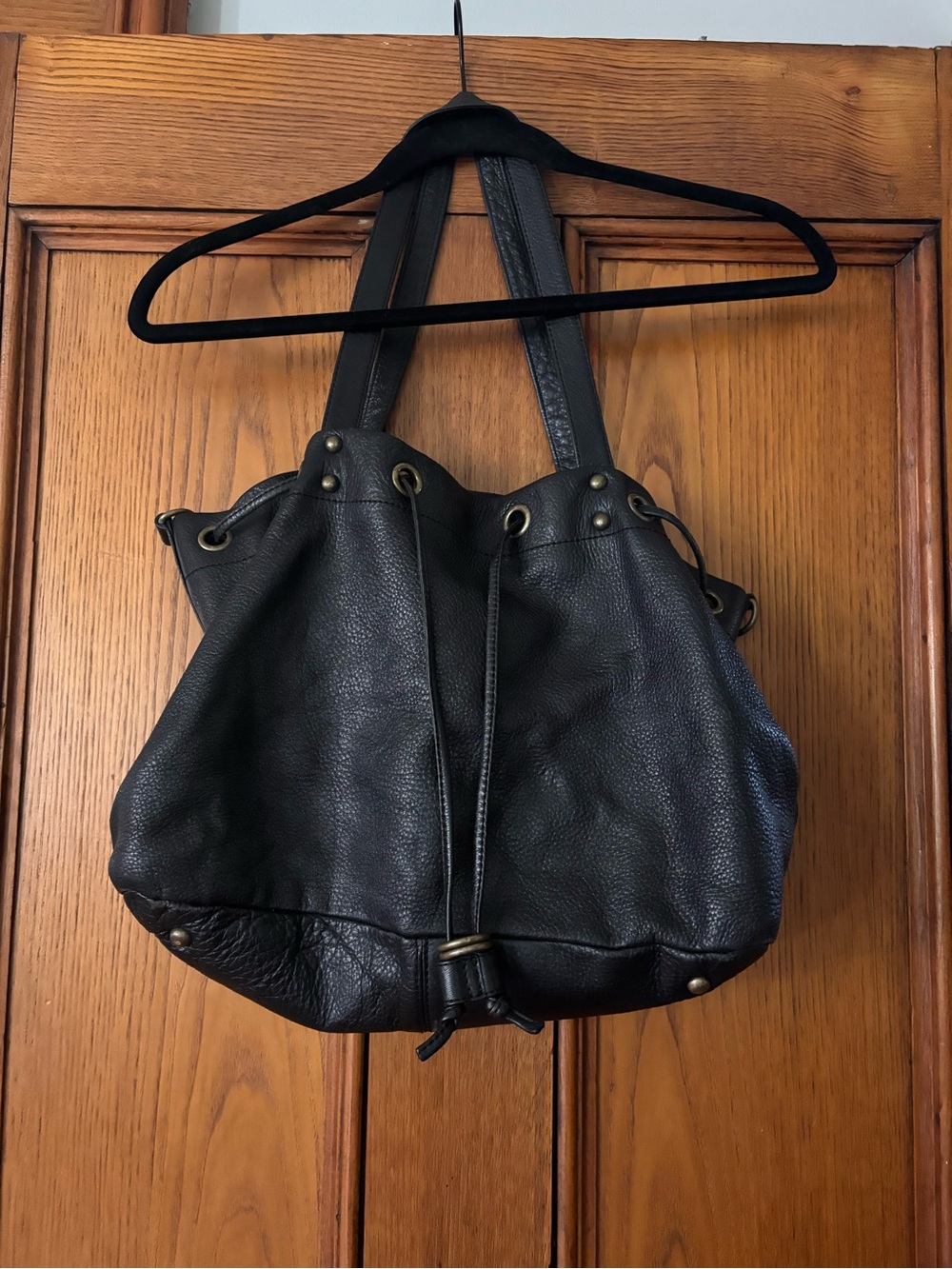 HOBO International Black Leather Purse